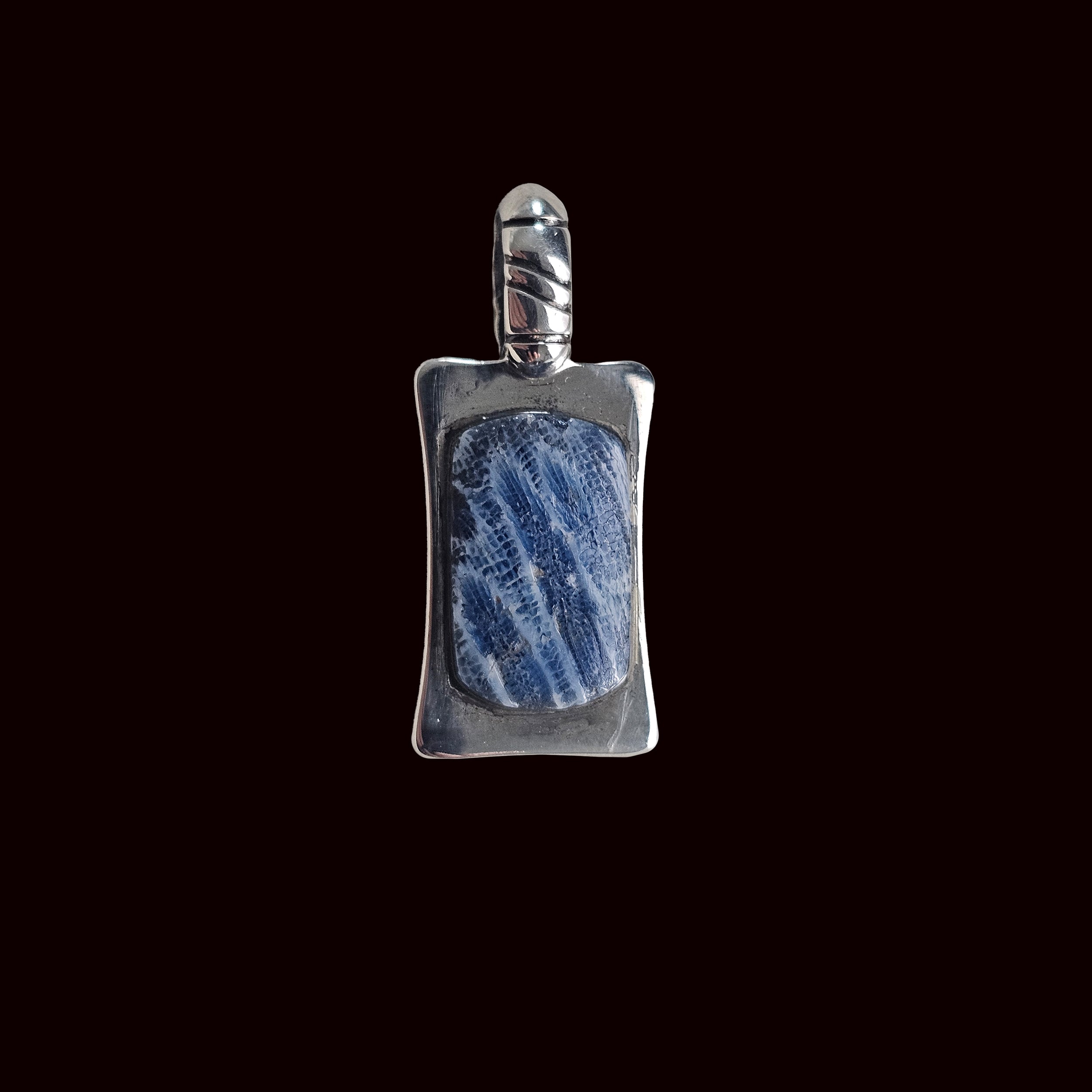 Fossil Wave Pendant